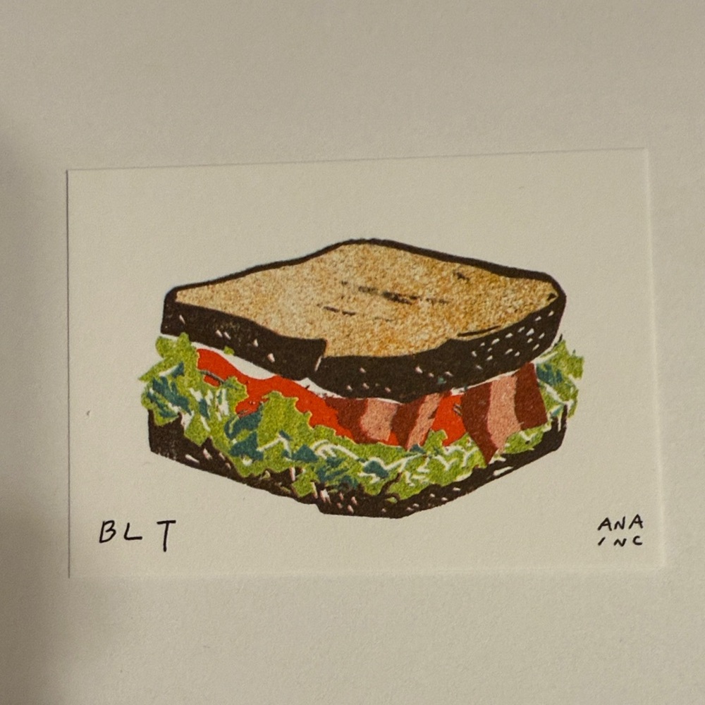 Ana Inciardi Mini Print, BLT